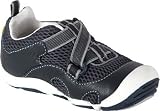 Infant Boys' Stride Rite Domino Slip On Stage 2 (4.5 M Infant in Navy Leather/Mesh)