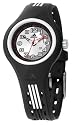 Adidas Kid - ADK1839 - Montre Enfant / Junior - Quartz Analogique - Cadran Argent - Ronde - Bracelet Plastique noir et Bandes Blanches