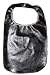 Black Adult Bib with Fancy Faux Pearl Necklace