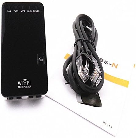 Allytech (TM) 300Mbps Multi-function Mini Wireless-N Repeater/Router/AP with WPS, 5 working mode: Wireless Router, Repeater, AP, Client and Bridge Black