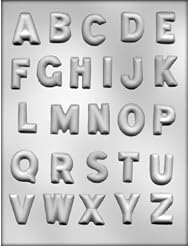 Buy CK Products 1-1 4-Inch Alphabet Chocolate Mold