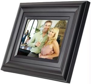 Mustek PF-A732B 7-Inch Digital Photo Frame Compatible with iPod (Mahogany)