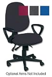 Trexus Intro Operators Chair Asynchronous High Back H510mm Seat W490xD450xH440-560mm Blue