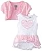 Baby Glam Baby Girls' Newborn 2 Piece Dress Set with Shrug