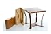 Spiderlegs C3030- RM Folding Cafe/Card Table - Red Mahogany
