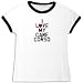 T-Shirt Ringer Woman White  I Love My Cane Corso / Fun  Dog