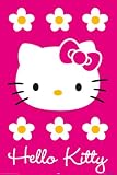 Poster Hello Kitty - Magenta - Katze Kätzchen Logo - Maxiposter - Größe 61 x 91,5 cm