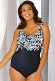 Delta BurkeĀ® Squared Away Scoop Swimsuit - Plus Size Swimwear Plus Size Swimsuit