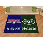 NY Giants - NY Jets House Divided Rugs 34``x45`` $36.97