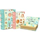 Punch Studio Sea Shell Nesting Book Boxes