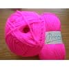Two Balls Of 100gm BRIGHT PINK Pricewise (King Cole) Double Knitting Yarn (Wool) shade 40