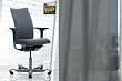 HAG H05 High Back Chair /w Arms (Black Fabric)