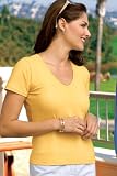 Port Authority ladies Sea breeze short sleeve V-neck shirt(L484)