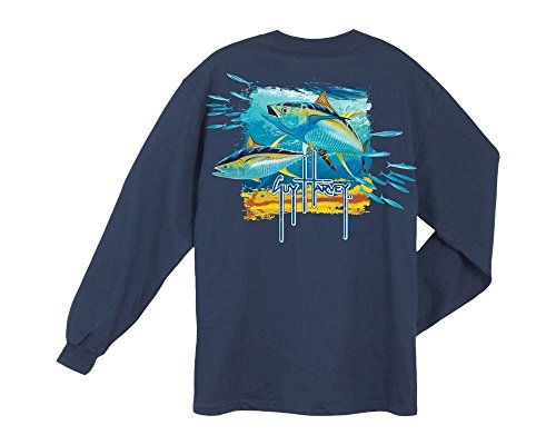 Guy Harvey Tuna Splash Long Sleeve Shirt