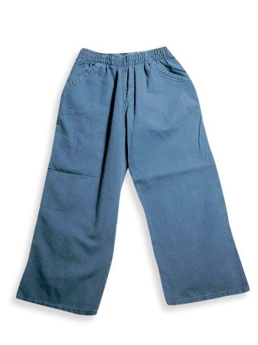 Charlie Rocket - Boys Cotton Pull on Pants, Dark Teal