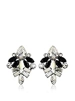 Amrita Singh Pendientes Goa Stud (Negro / Marfil)