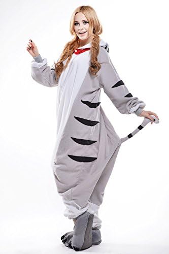EDENOLO Unisex Cheese Cat Pyjamas Kigurumi Halloween Onesie Costume+Exquisite Gift M(5'3''-5'7''(160cm -169cm))
