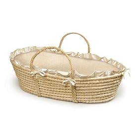 Badger Basket Company Natural Baby Moses Basket
