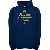 Notre Dame Fighting Irish adidas Navy Play Like A Champion Hooded Sweatshirt