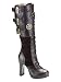 Steampunk Brown Buckle Platform Boot - 6