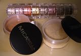 Micabella Natural Mineral Makeup Blush Wild Rose 9gr+cappuccino Mb-5 Foundation+8 Stacks Brown Eyed Beauty Mica Beauty