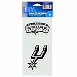 NBA San Antonio Spurs 4-by-8 Die Cut Decal