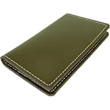 Tobacco Brown Baekgaard Leather Brights Card holder for business cards or credit cards~Many Colors