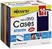 Memorex mini DVD Cases - Storage mini DVD case - blue, yellow, red, green, purple blue (pack of 10 )