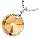 Pugster November Birthstone Topaz Crystal Whipping Pendant