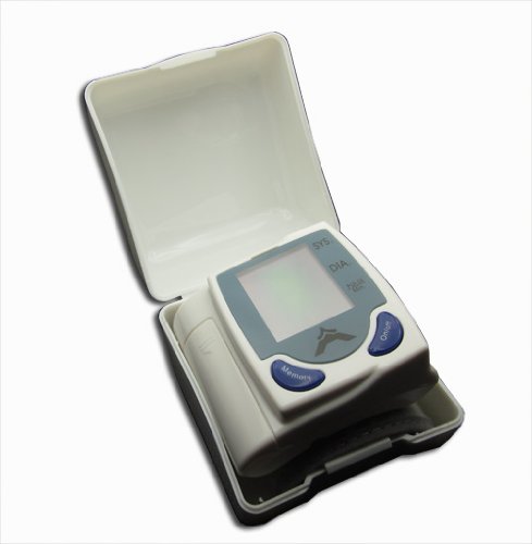 Digital LCD Arm blood pressure Monitor Tester Analyzer Automatic Wrist Watch 60 Memories BP-1 On Sale