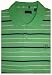 Men's Izod Polo Shirt Available in Green & Blue Striped XL - XXL Short Sleeved
