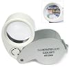 40x Mini Magnifier Magnifying Glass LED Illuminate Jeweller Loupe