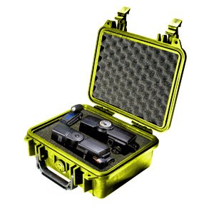 Pelican 1200 Case w/Foam (Yellow)