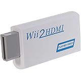 Everprime Wii to HDMI Converter Audio Output Video Adapter-Supports All Wii Display Modes, HDMI Upscaling to 480P HDTV & Monitor(white)