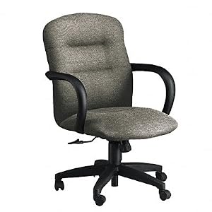 HON 3302BE19T Allure Managerial Mid-Back Swivel and Tilt Chair, Lava Fabric
