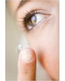 Photographic Print of Contact lens use from Science Photo Library