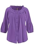 Avenue Plus Size Ruffled Vintage Blouse