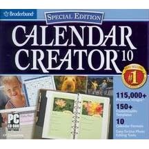 Click here to buy Calendar Creator 10 by Encore.