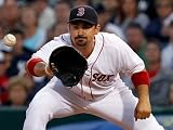 New York Yankees v Boston Red Sox, FORT MYERS, FL - MARCH 14: Adrian Gonzalez Photographic Poster Print by J. Meric, 18x24