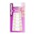City Chick French Manicure Petite Glued Artificial Nails Bare Diamante