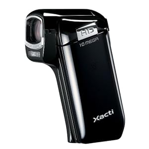 Sanyo Xacti CG10 Dual Camera HD Flash Memory Camcorder with 5x Optical Zoom (Black)
