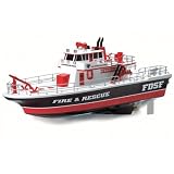 18-Inch Radio Control Full Function Fire Rescue Boat by New Bright