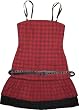 Emily the Strange juniors Red/Black Plaid Tartan Tailored Dress