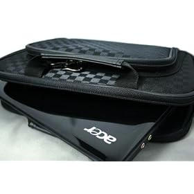 CaseCrown Mini-Notebook Memory Foam Slim Fit Pouch Case with Front Pocket - Check Style