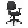 Boss Black Fabric Deluxe Posture Chair Black