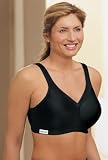  : Glamorise Women's Full-Figure Sports Bra, Black, 34D
