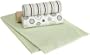 Carters Wrap Me Up Receiving Blanket, Brown/Sage Circles, 4 Pack