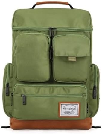 kmbuy - Quality vintage Funtional Unisex School Travel Camping Backpack Bags with Laptop Lining (46cm*30cm*13cm)