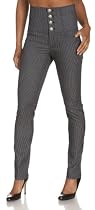 Rampage Juniors' High Waisted Pant