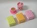 Authentic Iwako Japanese Erasers 3 Biscuits with Tea & Strawberry Shake. Accent to Doll House Furniture.